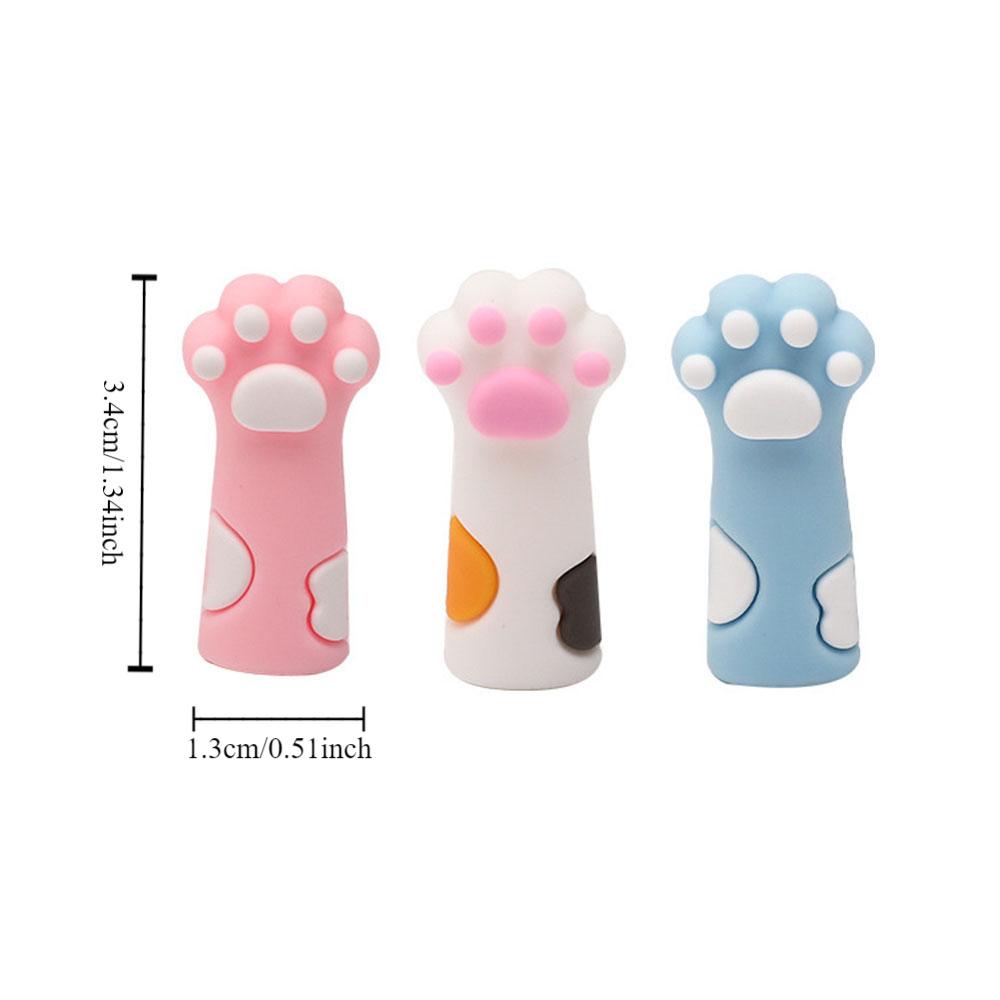 Student Supplies Cat Claw Pencil Cap Silica Gel Pencil Extender New Pen Cap