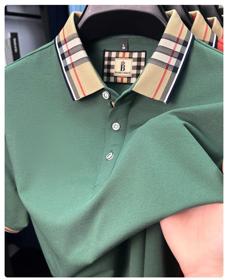 Zomer Polo Shirt met Korte Mouwen voor Heren - Volwassen, Veelzijdige Business Casual Kleding