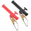 4Bags Fishing Line Sinker with Metal Snaps ABS Slider Clip Outdoor Fishing Accessories