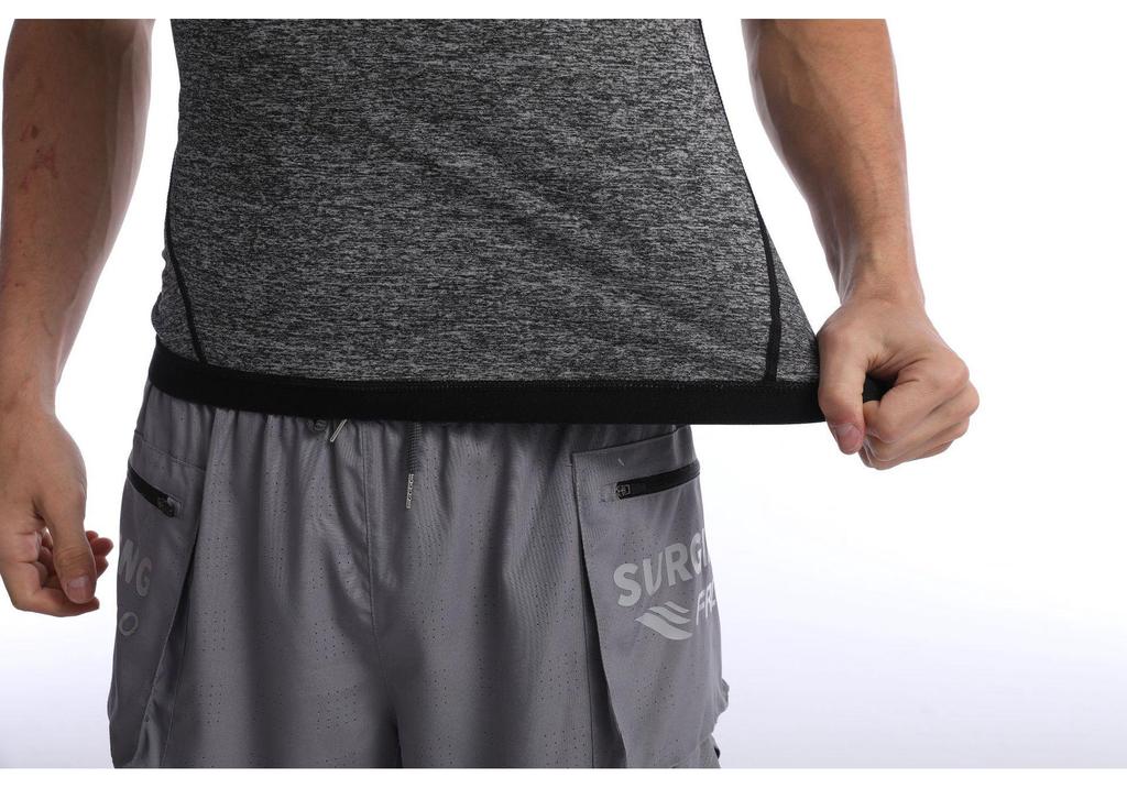 Unisex Shapewear Suit: Tummy Control, Sweat-Inducing Polyester Sportswear