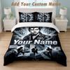 Bedding Set 1 Duvet Cover 2 Pillowcases Arctic Monkeys Print Soft Bed Linen Bedroom Decor