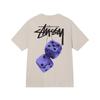 Grenzüberschreitende europäische und amerikanische Trendmarken, eine Vielzahl bedruckter Herren- und Damen-Kurzarm-T-Shirts, 220 Gramm lockere Streetwear-T-Shirts