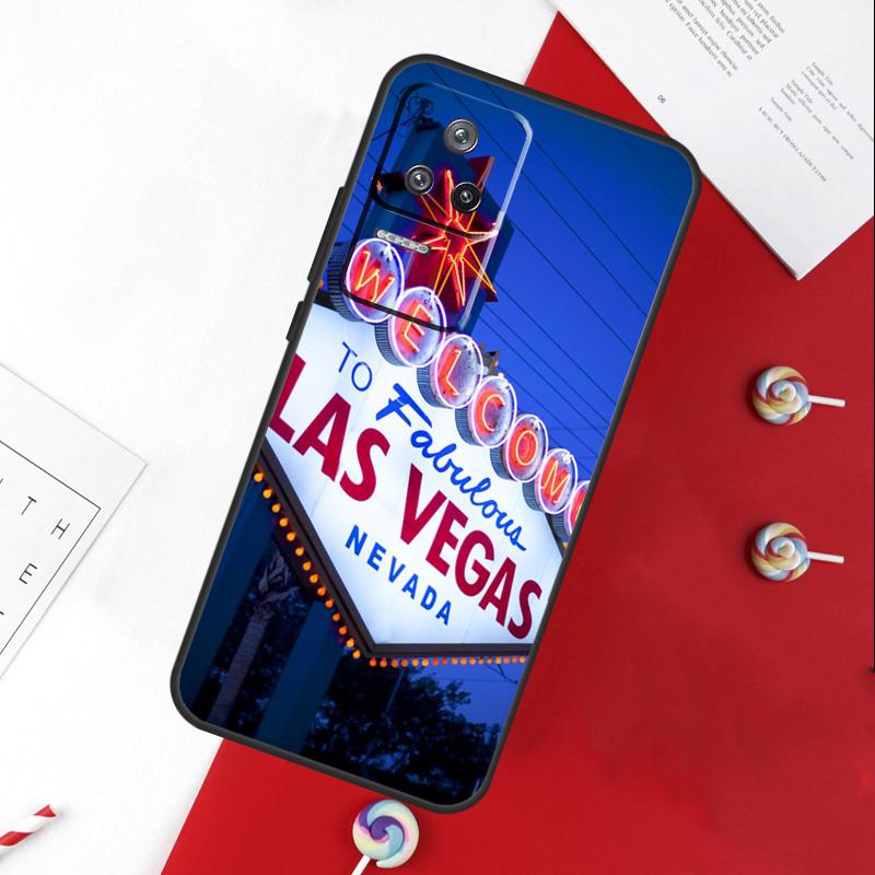 Las Vegas Strip Nevada Cover For Xiaomi 14T 11T 12T 13T Pro 13 14 15 Ultra POCO X7 Pro X3 X5 X6 F5 F6 M6 Pro Case