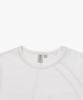 Liomeu Asymmetrical Cut Short Sleeve T-Shirt_White : Radiant092