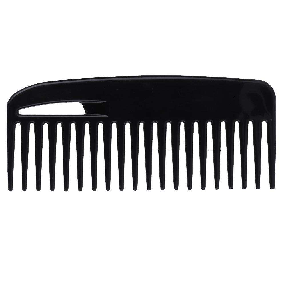 Colorful Large Wide Tooth Hair Styling Comb Anti Static Hairdressing Comb Hairstyle Tool Black
