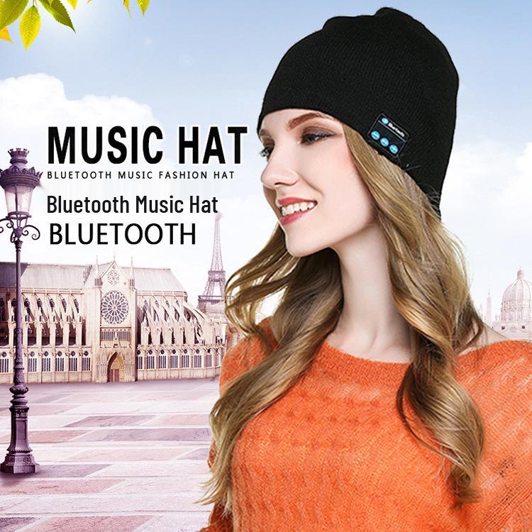 Wireless Bluetooth 5.0 Multi-Color Winter Music Hat M5 – Cold Protection Flat Cap