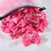 5Pcs/Set Solid Hairpins for Baby Grosgrain Ribbon Bows Hair Clips Boutique Handmade Headwear Girls Baby Hair Accessories
