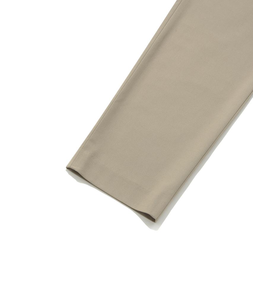COVERNAT Slacks Fleece-Lined Slim Tapered Pants Beige