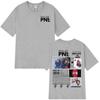 French Rapper PNL Tshirts Le Monde Chico Album Print Tshirt Unisex Women Hip Hop Fashion Cotton Short Sleeve T Shirts Streetwear