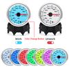52mm Oil Pressure Gauge Boost Tachometer Voltmeter Air-Fuel Ratio Water Temp Oil Temp EGT Gauge Change 7 Colors Fit for 12V Car