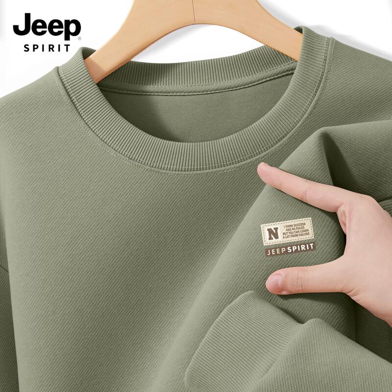 JEEP SPIRIT Men's 2025 Casual Crew Neck Sweatshirt