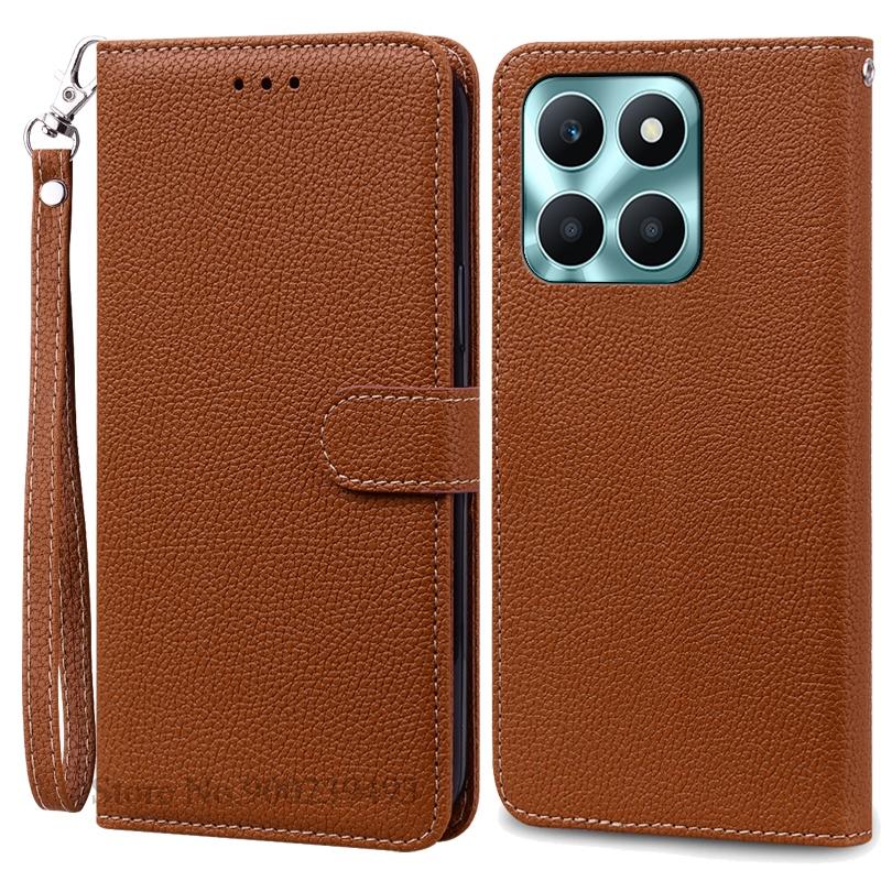 For Honor X6B Case Leather Flip Wallet Case For Honor X6B Phone Case Book Cover For Honor X6B Housing Coque Fundas