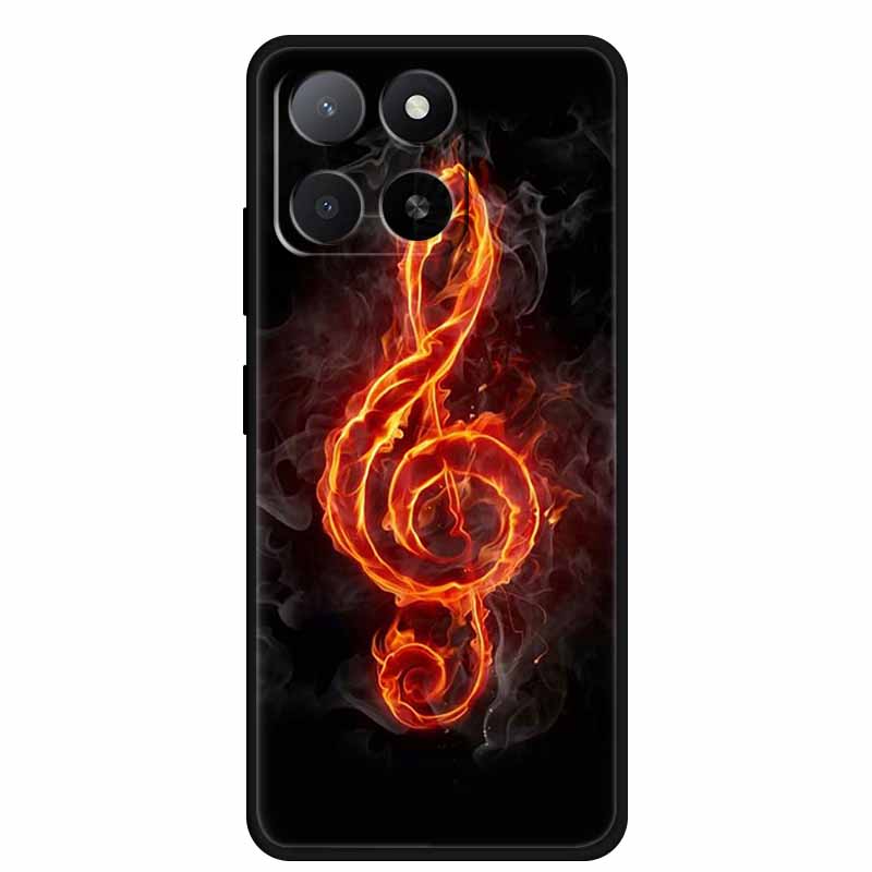 Für ZTE Blade A55 A35 Hülle Tiere Weiches Silikon TPU Handyhüllen Rückseite für ZTE Blade A35 BladeA55 Wolf Stoßfest Cool Capa