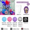 145pcs Hot Girl Group Themed Purple Garland Arch Balloons White Number Happy Birthday Party Kids Baby Shower Gifts Decorations