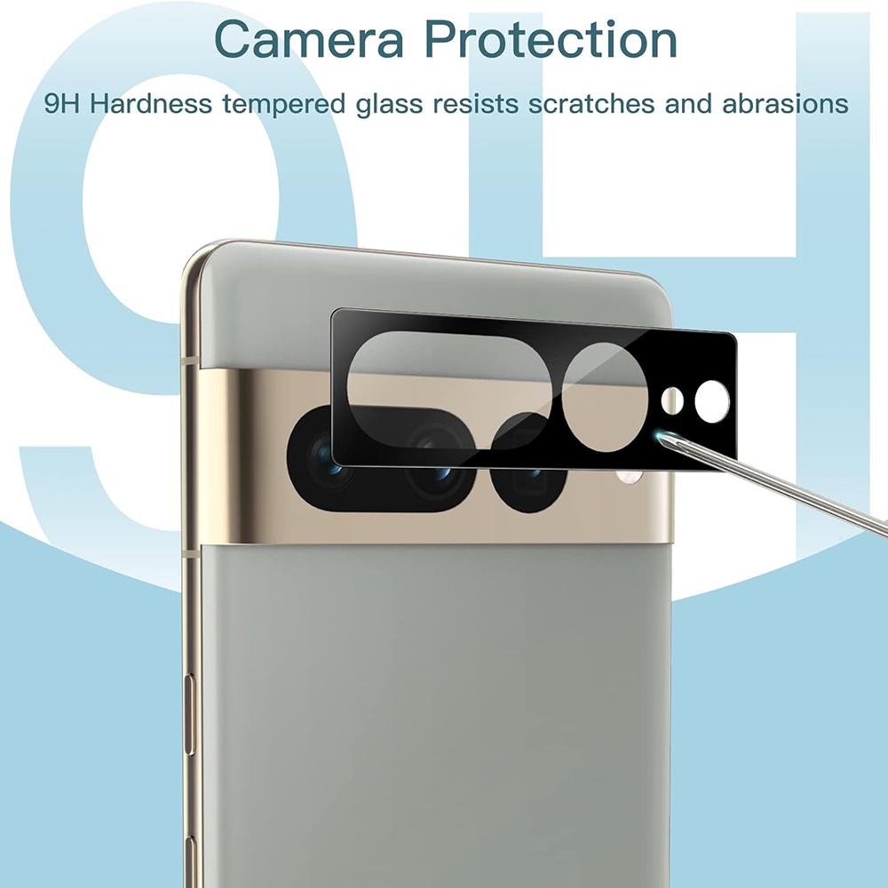 3PCS Camera Glass For Google Pixel 7 Pro Pixel7 Pro Case Friendly Camera Lens Protector Tempered Glass For Google Pixel 7 Pro 4