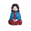 Meditating Old Man Ornaments Meditating Old Man Statue Easter Christmas Desktop Character Decoration