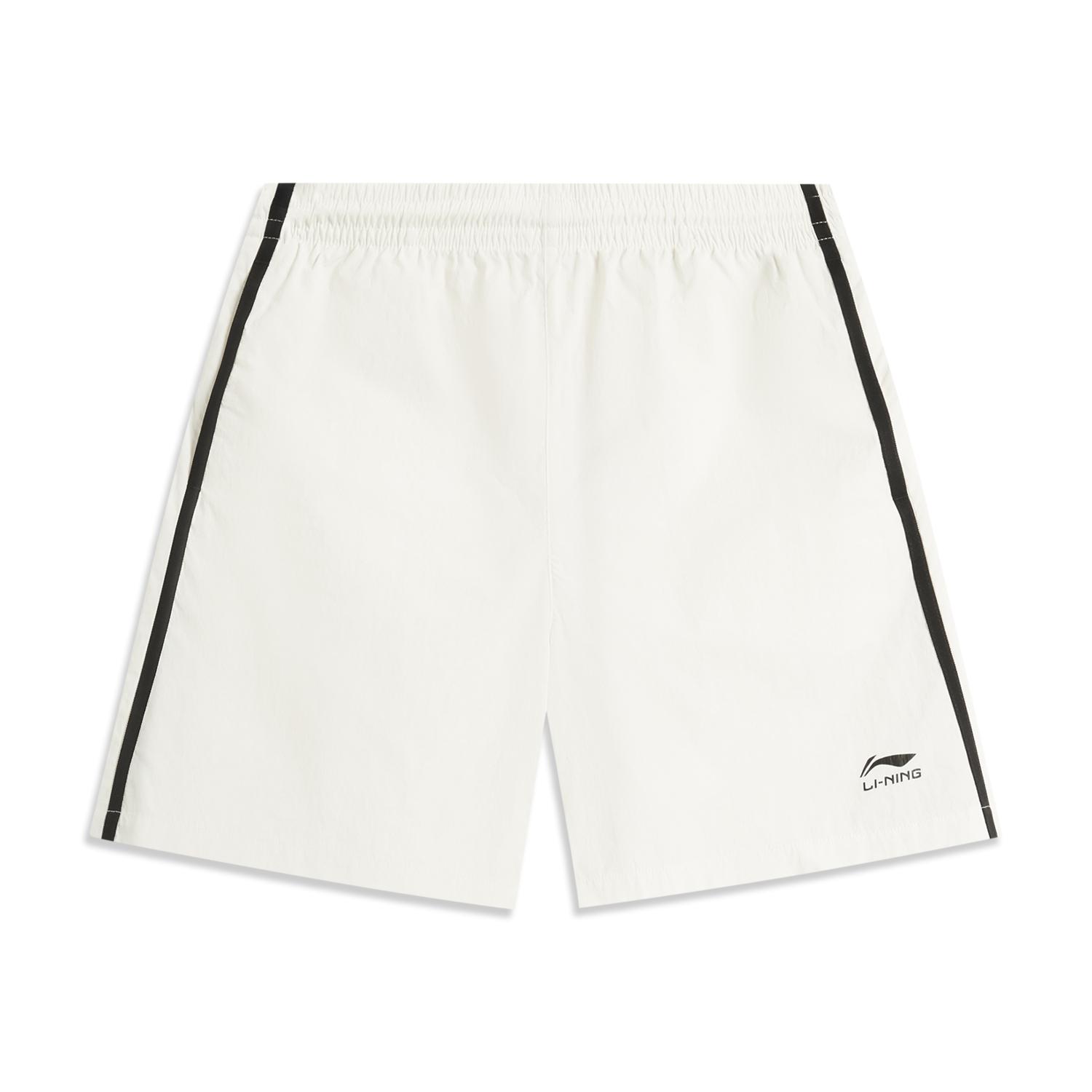 

Li Ning Sports Lifestyle Series Casual Comfortable Versatile Sports Shorts Women shorts Off-White AKSV600-2 L