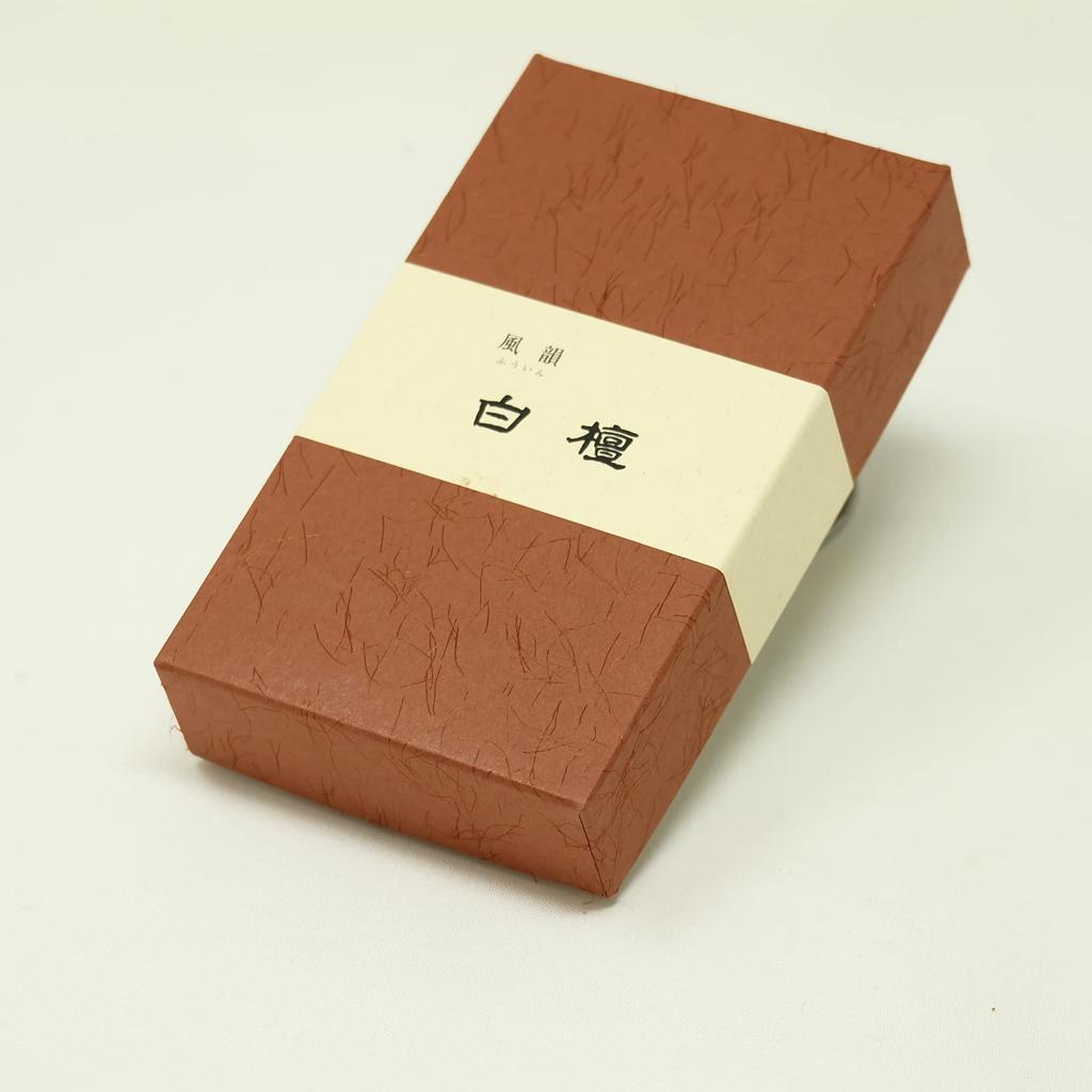 [Fuin Byakudan] Premium Kadzidło Sandałowe, Opakowanie Ekonomiczne 100g. Idealny do jogi, medytacji, uważności i relaksacji. Łagodzi codzienny stres. Zrobiony