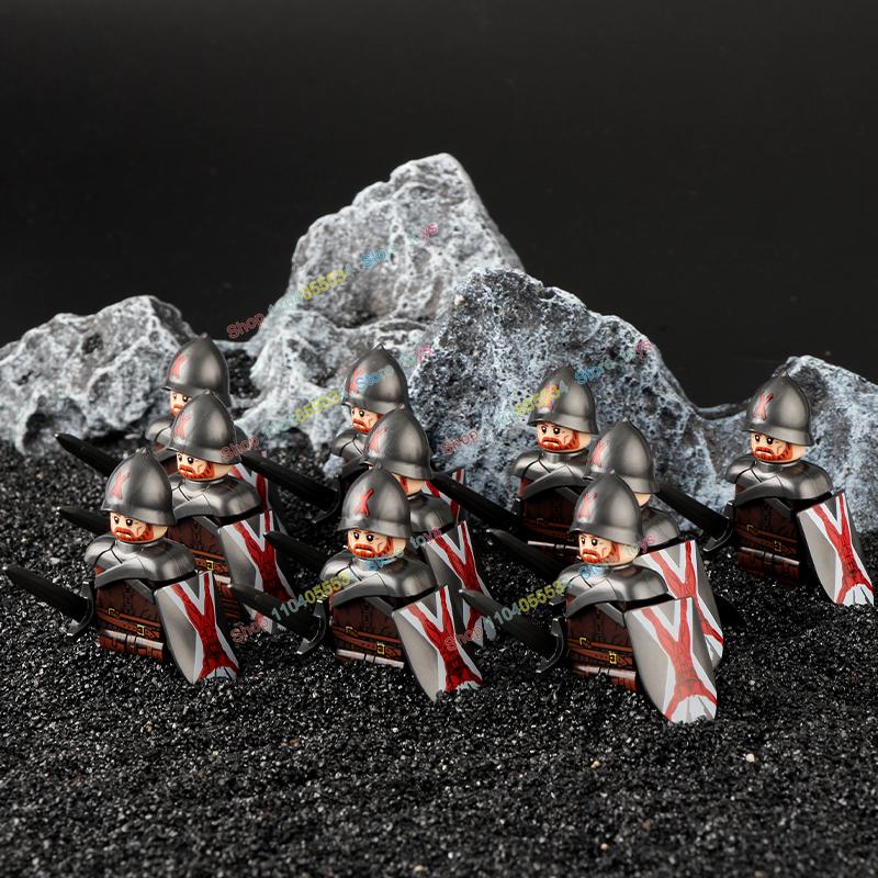 Movie Series Orc Uruk-hai Army Action Figures Mini Bricks Doll Assemble Building Blocks MOC DIY Toys for kid gift