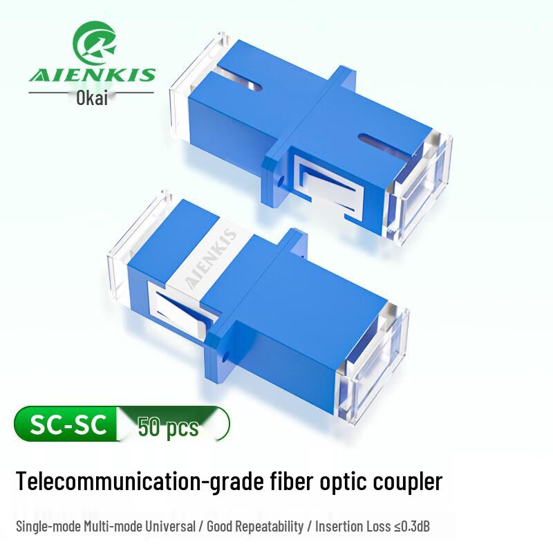 AIENKIS Telecom-Grade Fiber Optic Adapters