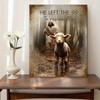 1pc Chasing Lost Lamb Canvas Wall Art Religious Inspirational Poster HD Print for Bedroom, Living Room, Office&Dining Room Decor, Religious Wall Art