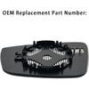 Passenger Side Mirror Lower Glass Replacement For 2011 2012 2013 2014 2015 2016 2017 2018 Volkswagen VW Passat Jetta Beetle - For Volkswagen VW