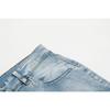 M09 Amiri Men's and Women's American Style Trendy Jeans with Fabric Patches, Holes, Embroidery, Casual and Fashionable High Street Pants