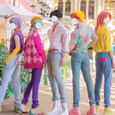 Anime KPop Κυνηγοί Δαιμόνων Saja Αγόρια Κοστούμια Σκηνικής Παράστασης HUNTR/X Cosplay Abby Baby Jinu Μυστήριο Ρομάντζο Απόκριες Ολόσωμη Στολή