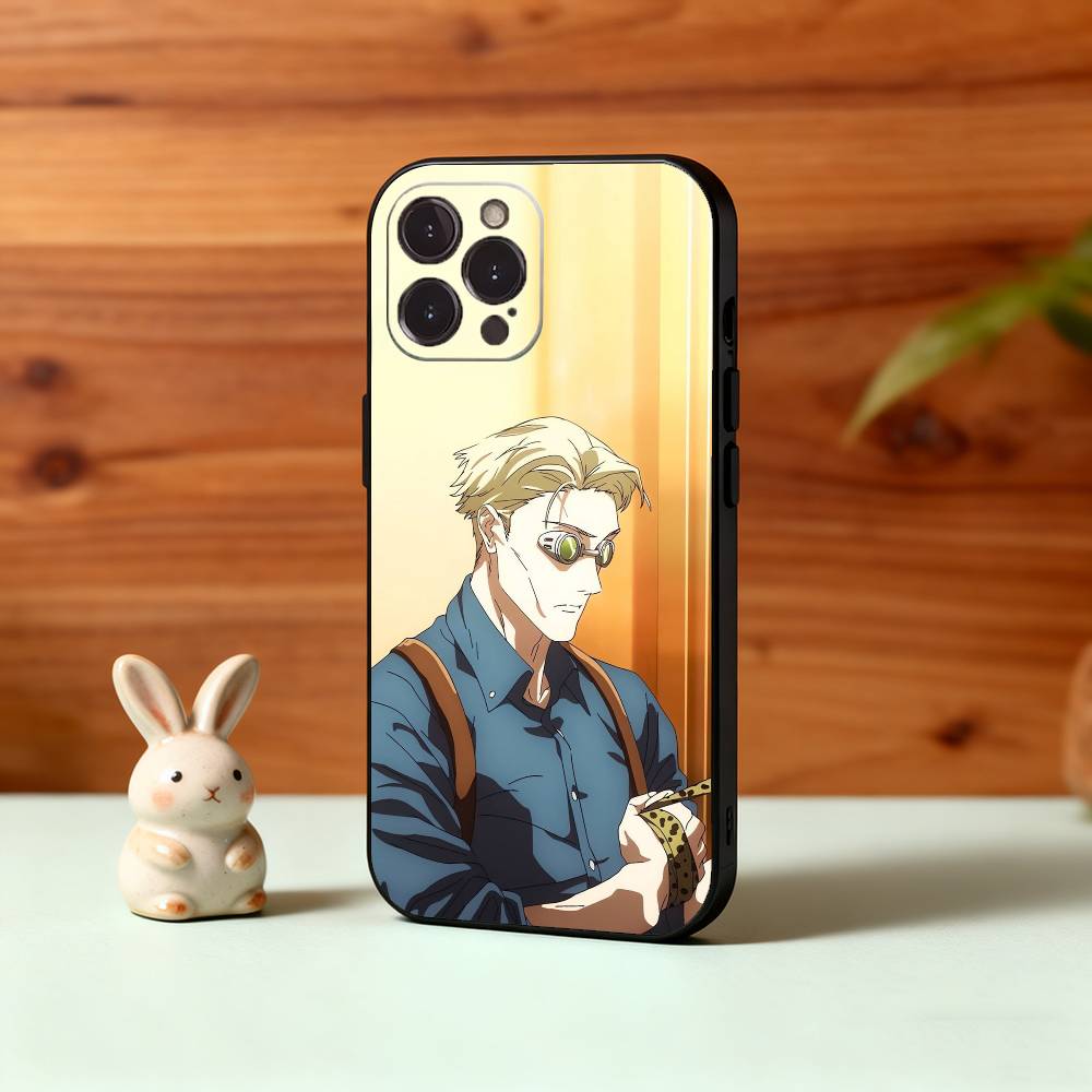 Anime K-Kento N-Nanami Phone Case For iPhone17,16,15,14,13,12Plus,Pro Max,XS,5G Soft Silicone Black Cover