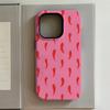 Luxury Red Crayfish Phone Case for iPhone 17 16 15 14 13 12 11 X XS XR XSMAX 7 8 Air Pro Max Plus Luxury Double-layer Back Cover
