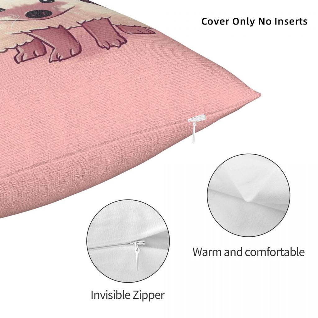 You Are Capable Hedgehog Pillowcase Polyester Linen Velvet Printed Zip Decor Pillow Case Car Cushion Cover