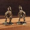 Vintage Turtle Brass Figurine Desktop Ornament Unique Handmade Table Statue for Living Room and Office