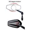 EasyDo Bicycle Rearview Handlebar Mirrors 360 Degree Rotate Cycling Rear View MTB Bike Handle Rearview Mirror