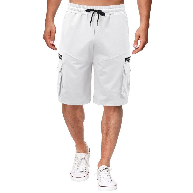 Men's Summer Workwear Shorts Made of Pure Cotton Loose Fit Plus Size Five Quarter Pants Mid Length Pants Men's Multi Pocket Casual Pants Shorts Men’s