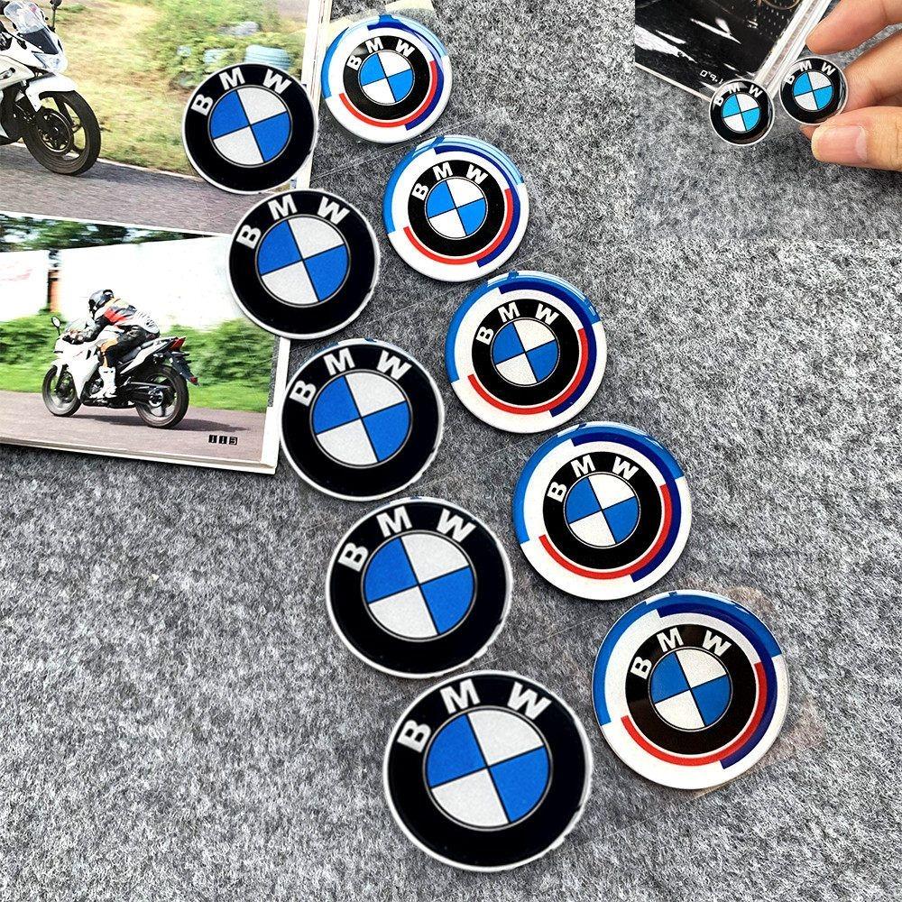 2pc Car Smart Key Emblem Sticker Car interior sticker Accessories For BMW M Power I3 G08 F15 F16 G20 E34 F94 F95 G30 G11 G12 E36 cybr60
