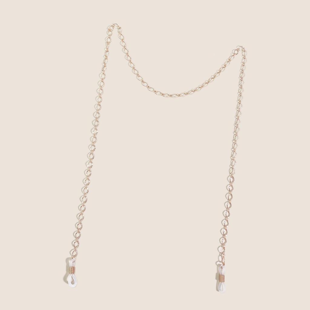 Trendy European & American Gold Metal Women's Eyewear Jewelry Chain