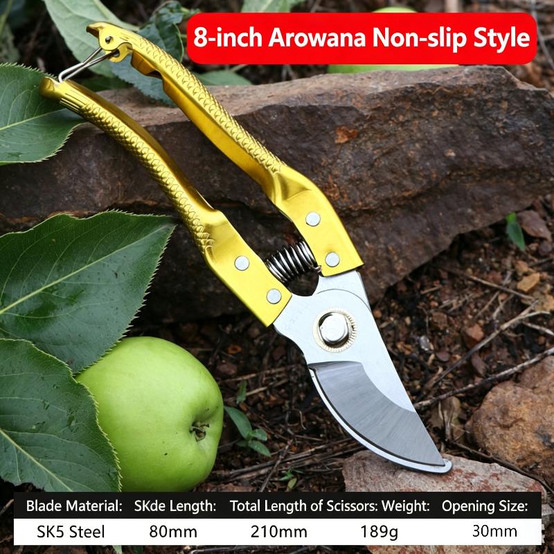 

Professional Titanium Bypass Pruning Shears Heavy Duty Garden Clippers Garden Scissors With Ergonomic Non-Slip Grip, Sharp Sk5 D