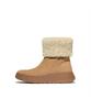 Fitflop [F-Mode] Women'S Shearling Collar Zip-Up Suede Ankle Boots - Desert Tan (Ft59K2B06B)