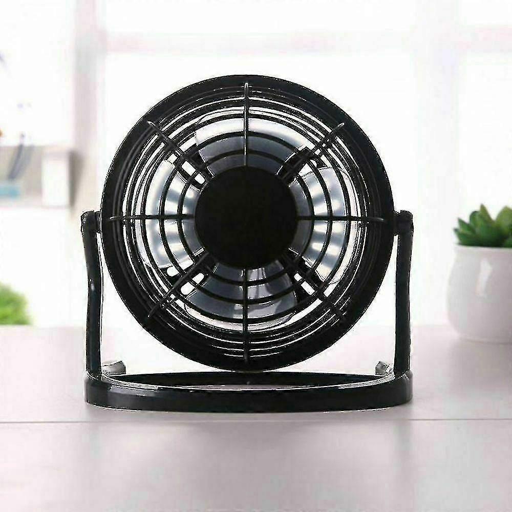 Desk Fan Usb , Usb Portable Mini Fan2.7 Ft Usb Cablepersonal Metal Table