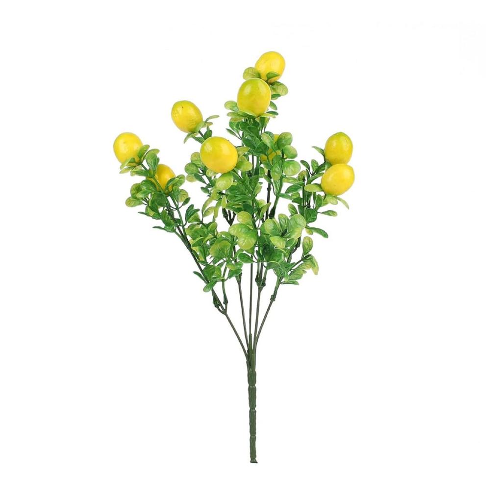 Artificial Flowers, Lemon Simulated Fruit Decorative Flower Arrangement, Suitable For Family Party Vase Flower Arrangement Centerpiece, 1 Piece