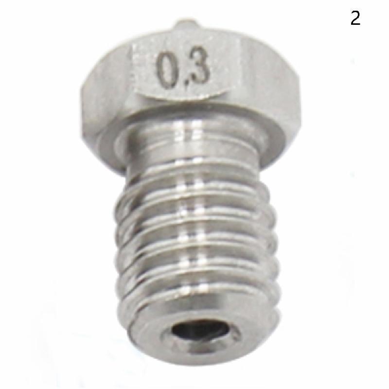 5 stücke Edelstahl Düse Extruder 3D Drucker Teile Filament Gewinde Teil
