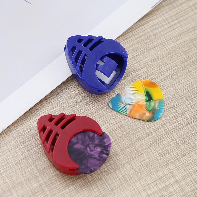 Adhesive Guitar Pick Holder Box - Classic Colored Design