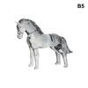 2026 Zodiac Horse Statue Feng Shui Collection Crystal Light Luxury Horse Sun Catcher Ornament Home Desktop Decoration
