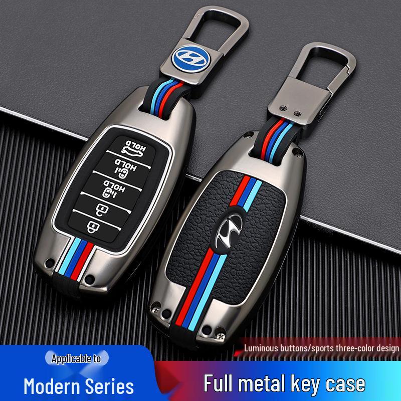 Elantra Key Case for Hyundai: Metal Shell for Mistra/Festa/ix35 Models 2022