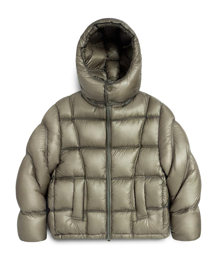 Minimalproject Silent See-Through Down Padded Jacket Mpj110 [Black]