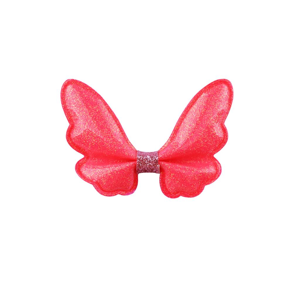 Glitter Mini Butterfly Hair Clips for Baby Girls Sparkly Colorful Hair Accessories Women Cute Small Tiny Clips Hair Accessories