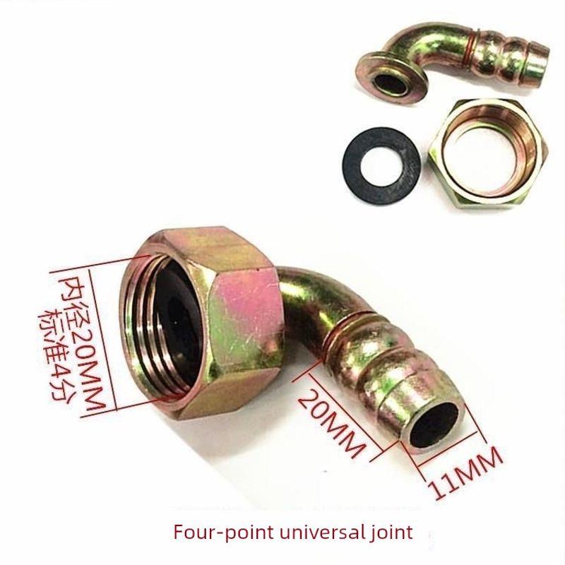 Universele Kookplaat Connector Binnendraad Luchtinlaat Universele Elleboog Schroef naar Stekker Gasfornuis Accessoires