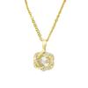 Wind Hexagram Love Necklace Female Fresh Simple Beating Heart Pendant Collarbone Chain