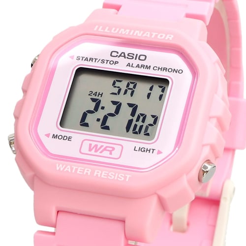 Casio Digital Watch Chipkashi Cheap Casio LA-20WH-4A1 Ladies Girls Kids Pastel Pink Overseas Model