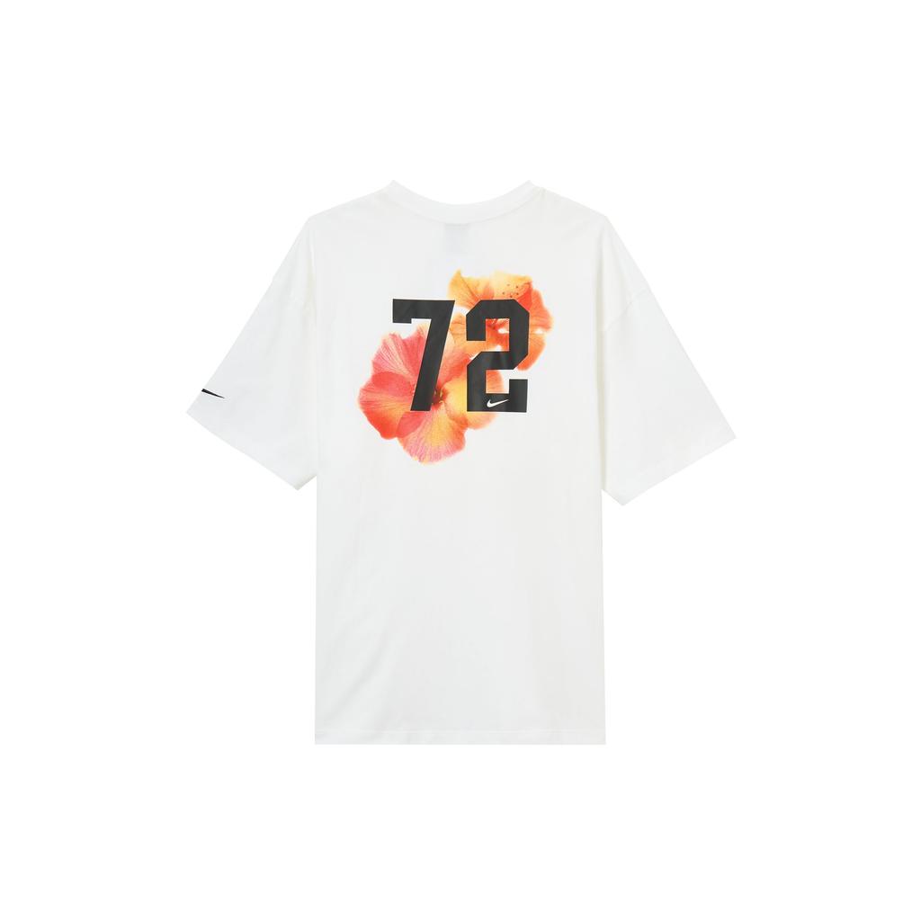 Nike Casual Sports Round Neck Short Sleeve T-Shirt Women Tops White IF0391-100